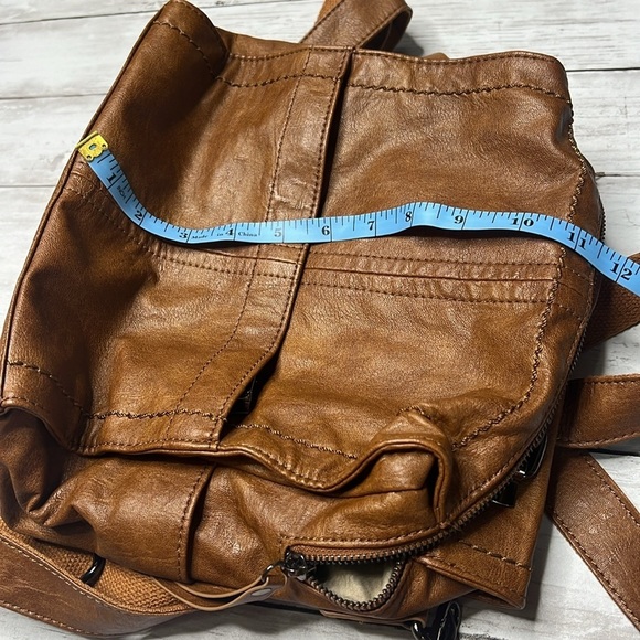 Vaschy Sac Faux Leather Large Backpack Purse - Picture 7 of 10